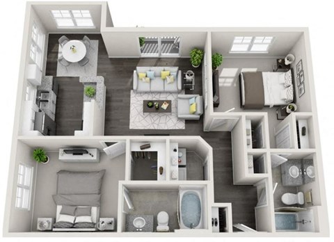 100 Rose Garden Lane Studio-3 Beds Apartment for Rent - Photo Gallery 35